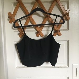 NEVER WORN --- EXPRESS! Black Crop Top | Large